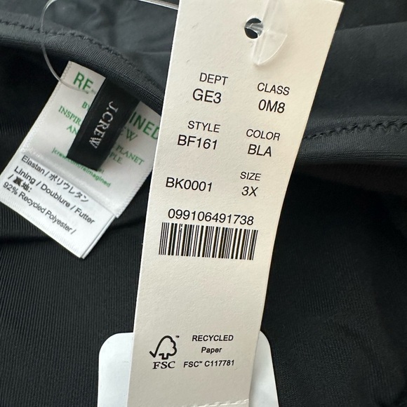 J.Crew Full Coverage Bikini Briefs Swim Bottoms in Black Size 3X - Picture 4 of 7